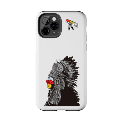White Tough Phone Case — 910 Indian Chief