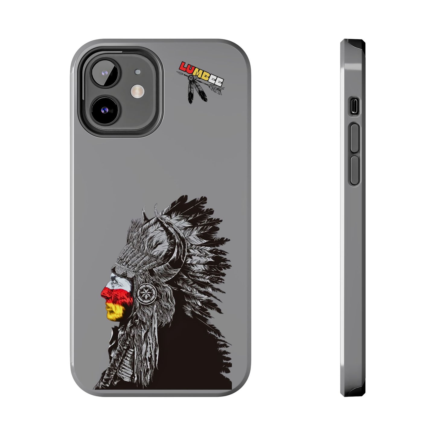 Grey Tough Phone Case — 910 Indian Chief