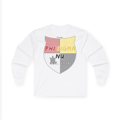 Phi Sigma Nu Long Sleeve Graphic Tee - Crest