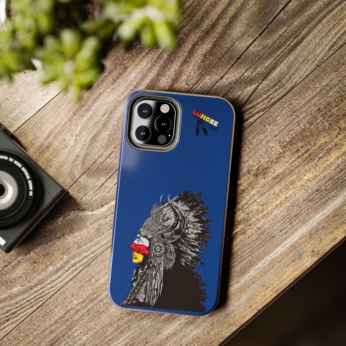 Blue Tough Phone Case — 910 Indian Chief