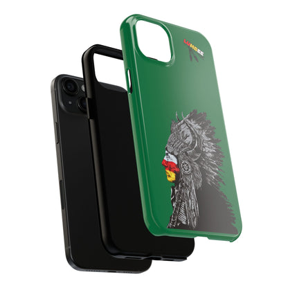 Green Tough Phone Case — 910 Indian Chief