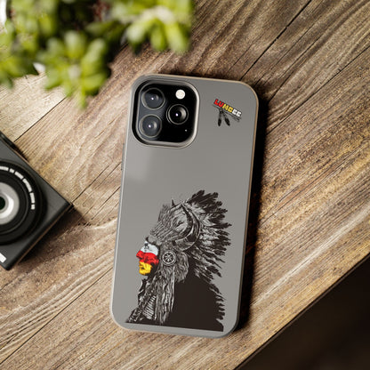 Grey Tough Phone Case — 910 Indian Chief