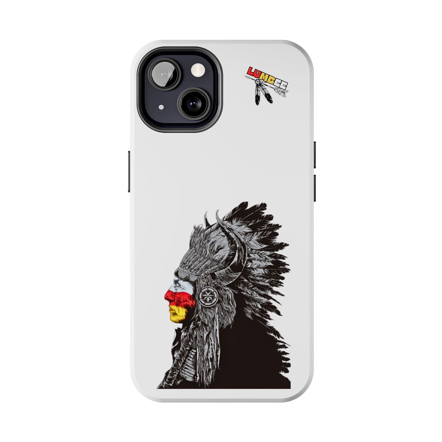 White Tough Phone Case — 910 Indian Chief