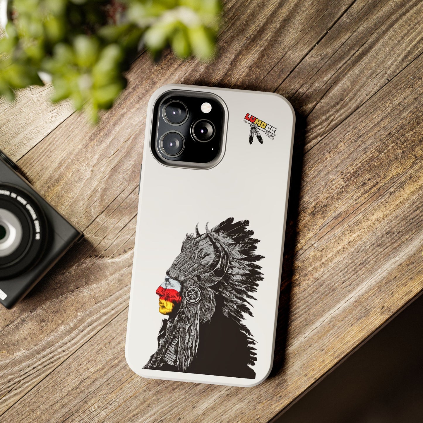 White Tough Phone Case — 910 Indian Chief