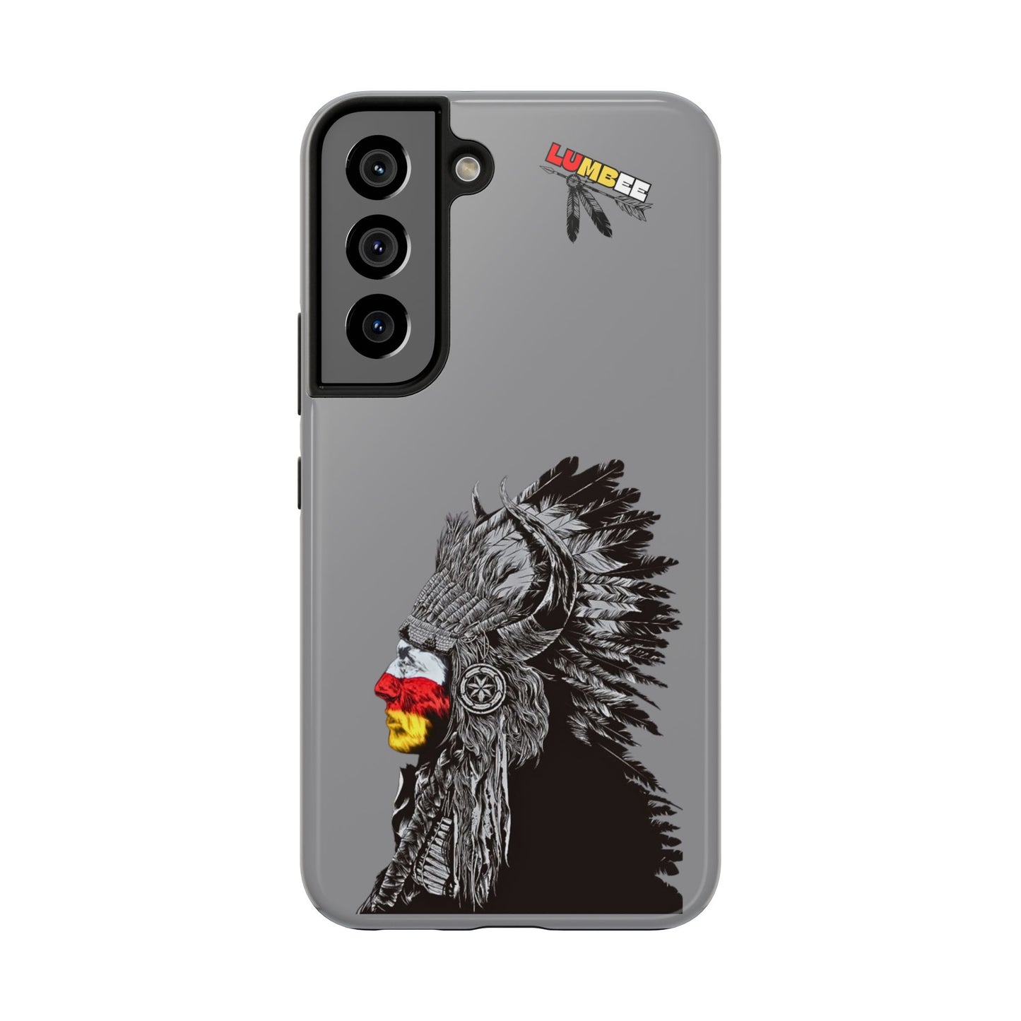 Grey Tough Phone Case — 910 Indian Chief
