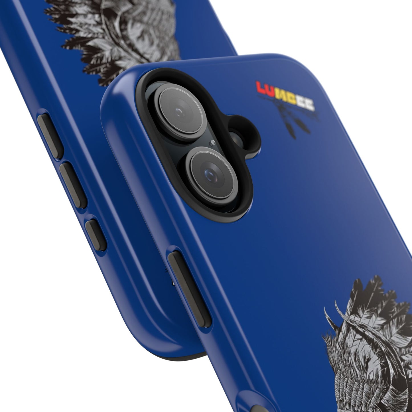 Blue Tough Phone Case — 910 Indian Chief