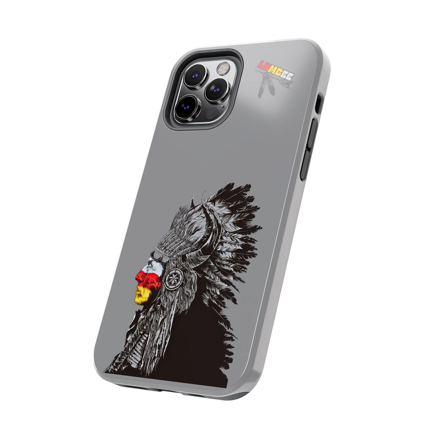 Grey Tough Phone Case — 910 Indian Chief