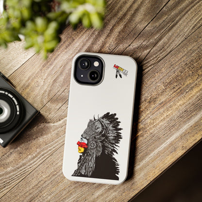 White Tough Phone Case — 910 Indian Chief